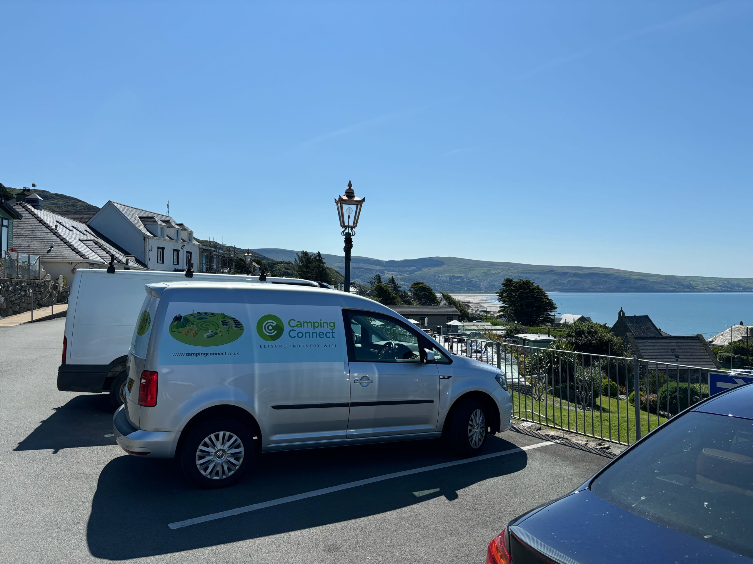 Camping Connect team at a holiday park