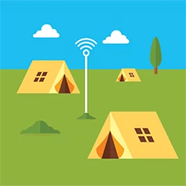 Holiday Parks & Campsites WiFi sector image